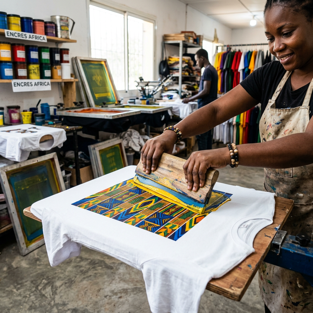 Impression sérigraphie sur t-shirt