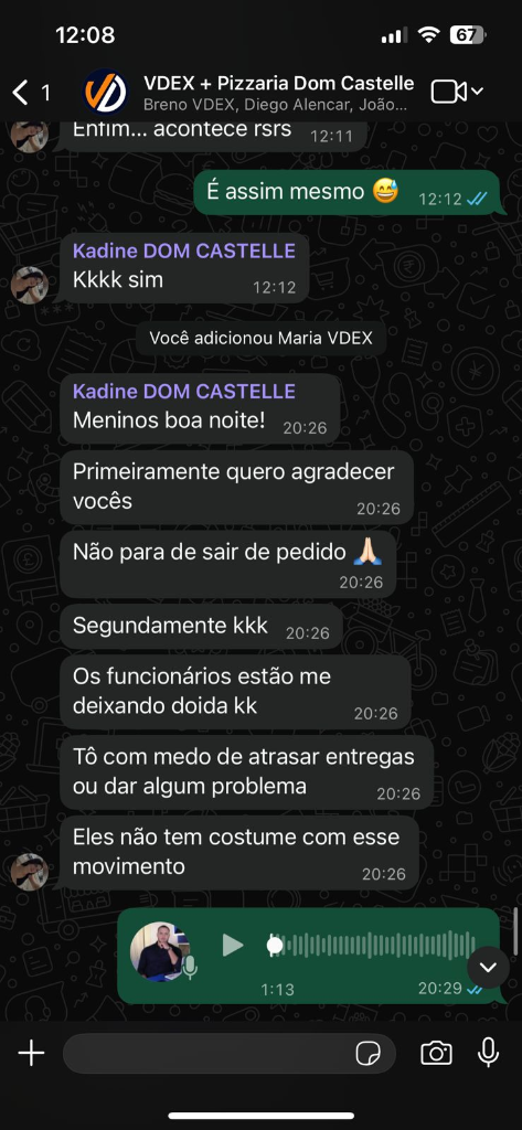 Pizzaria Dom Castelle — Não para de sair pedido!