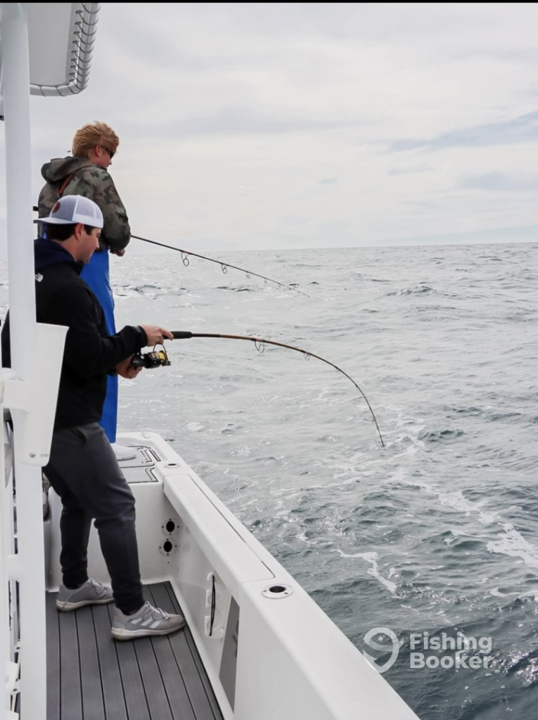 Fighting a Fish Offshore