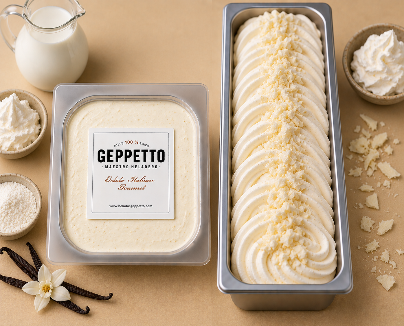 Artisan ice cream for restaurants