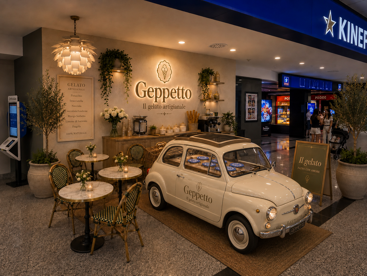 Geppetto Classic SEAT 600 Gelato Corner