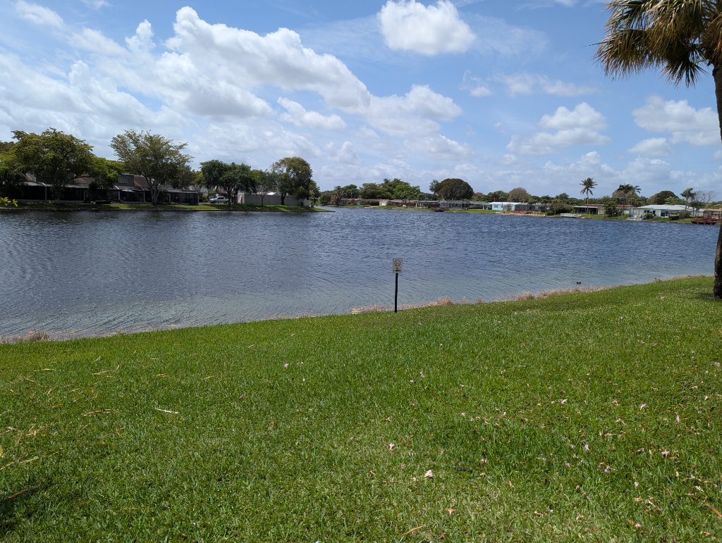 Waterfront view at The Gardens at Pembroke Lakes