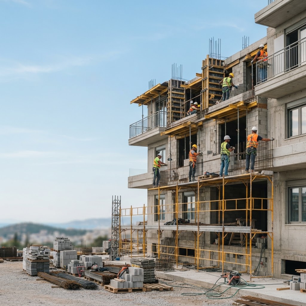 Κατασκευή κατοικιών και πολυκατοικιών από τη DIRECT SERVICES