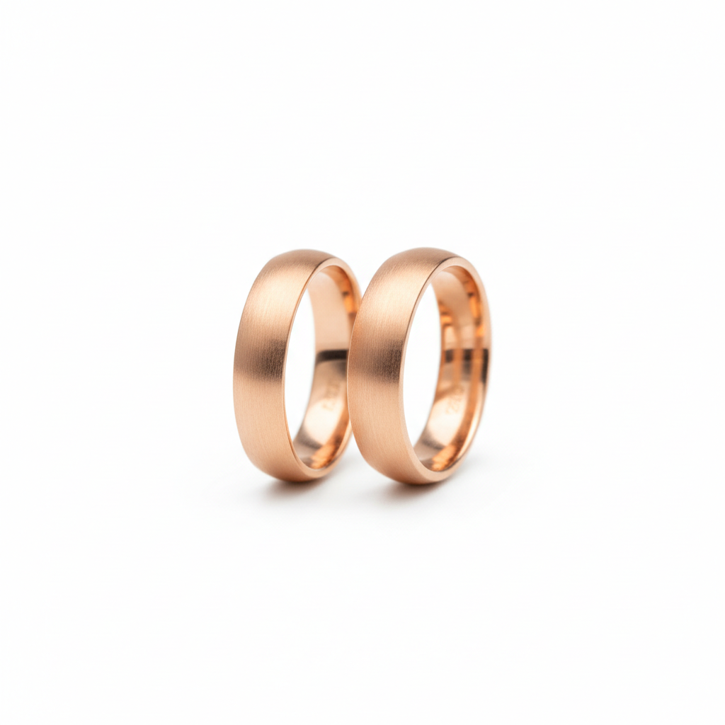 Argollas Oro Rosado