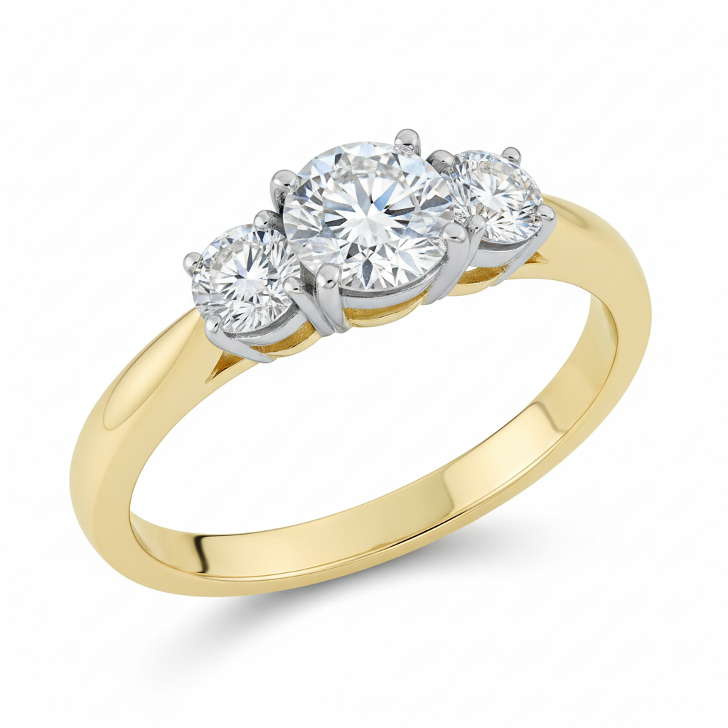 Tres Piedras Oro Amarillo