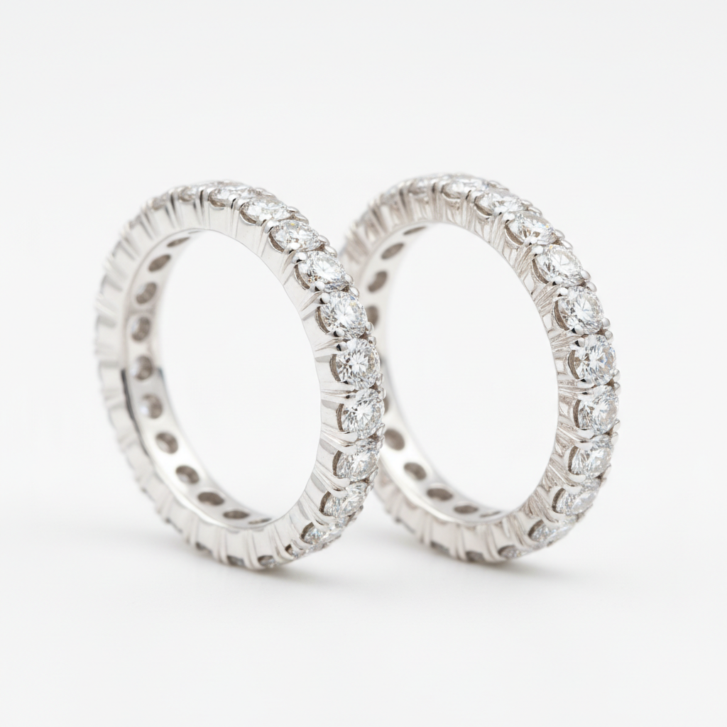 Argollas Pavé Diamantes