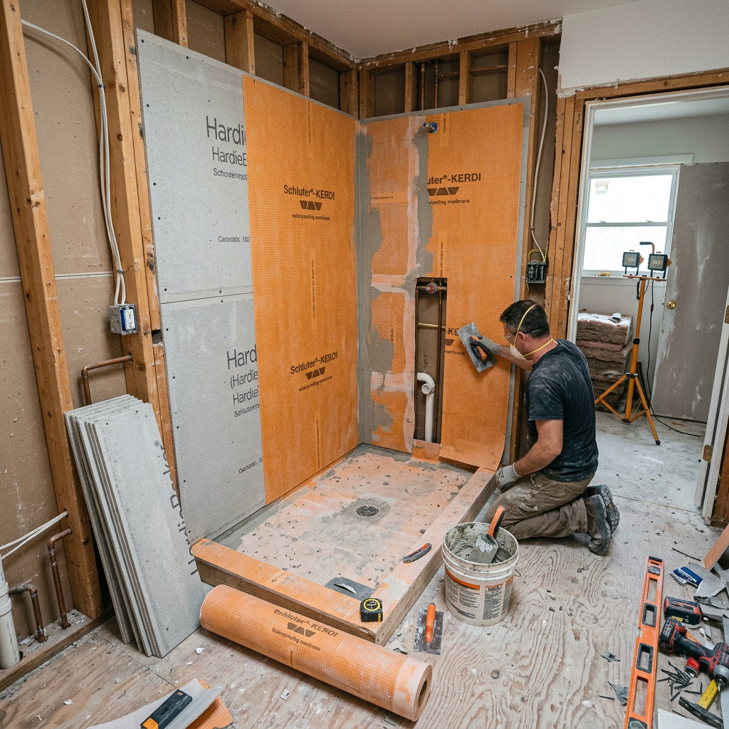 Waterproofing & Cement Board