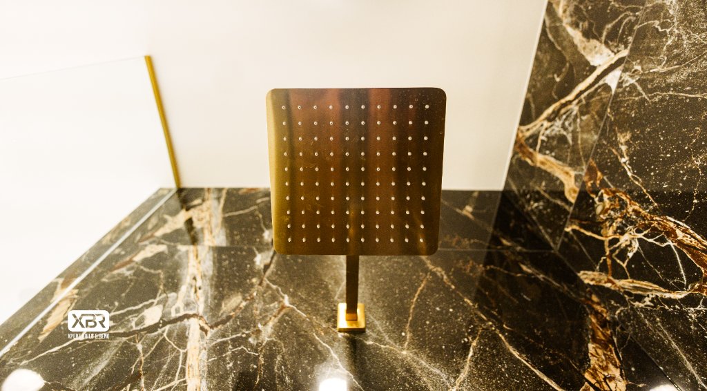 Gold Rain Shower Head