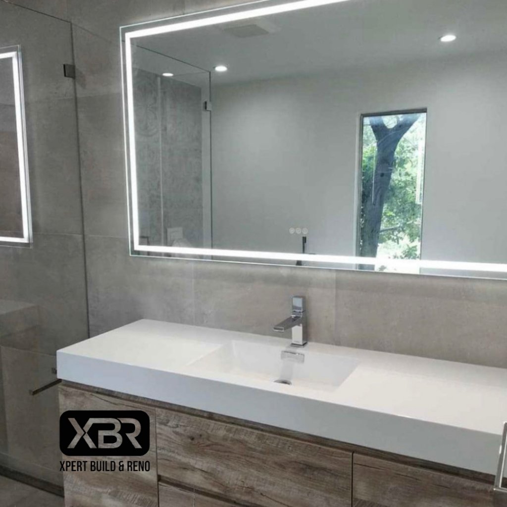 LED Mirror & Floating Vanity