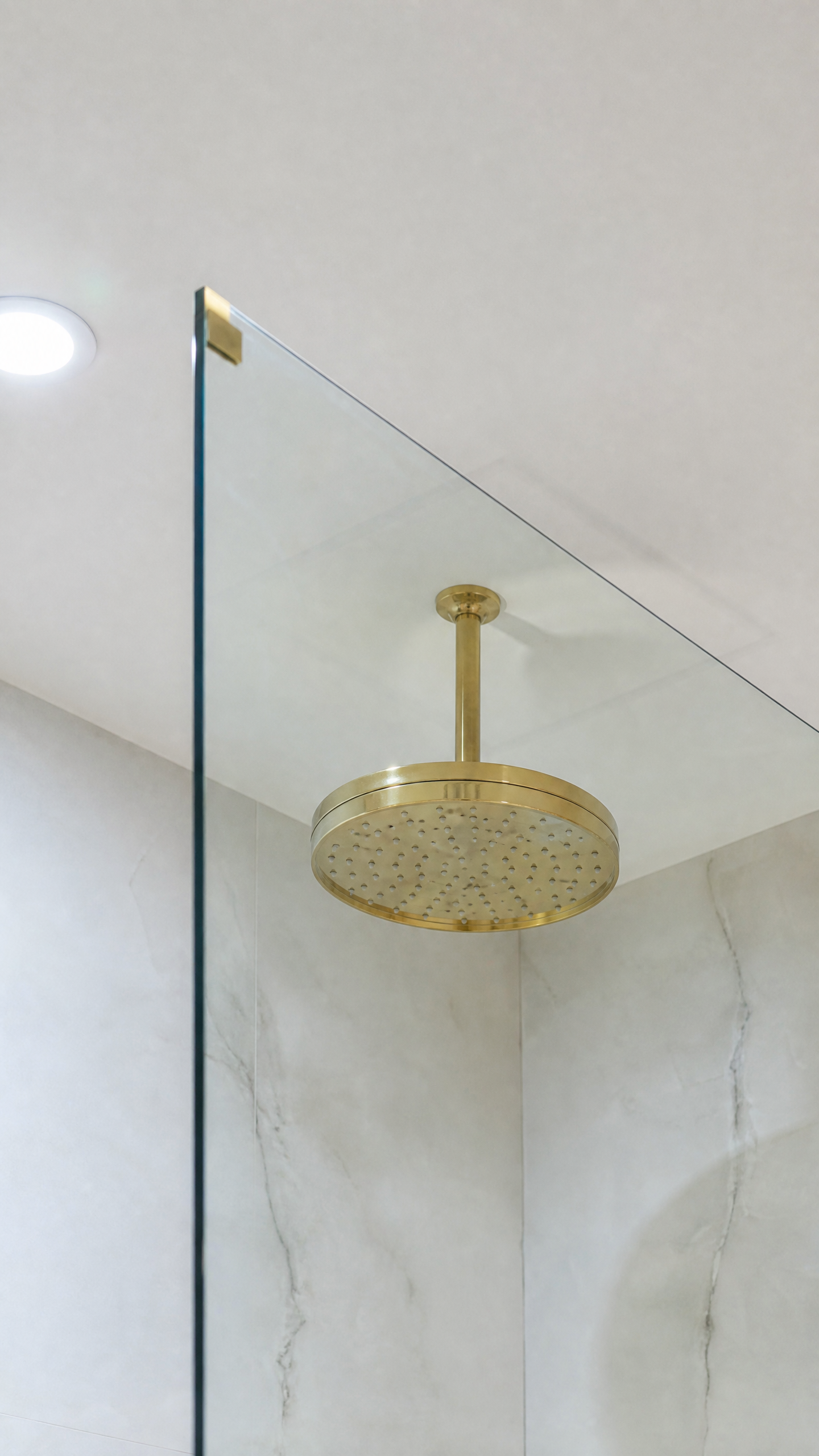 Gold Rainfall Shower Head