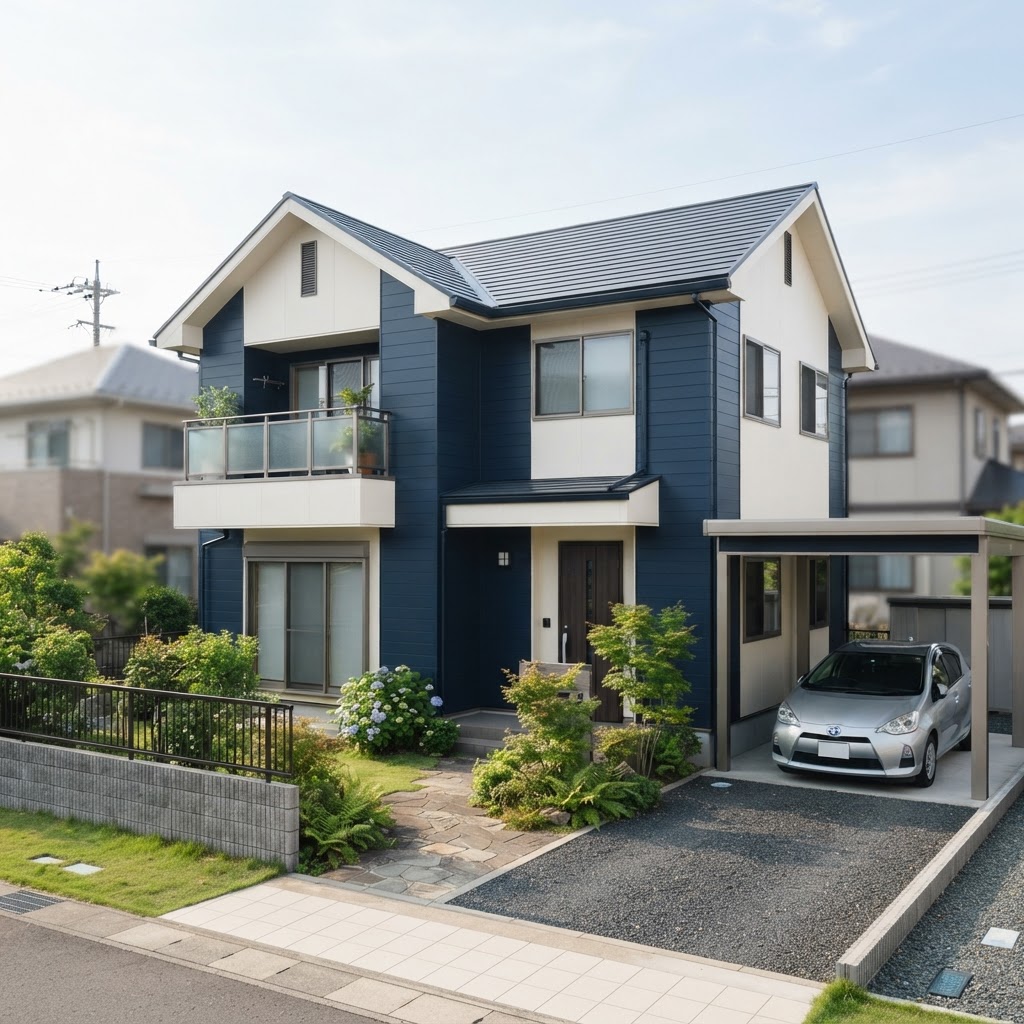 外壁塗装・30坪程度の施工イメージ