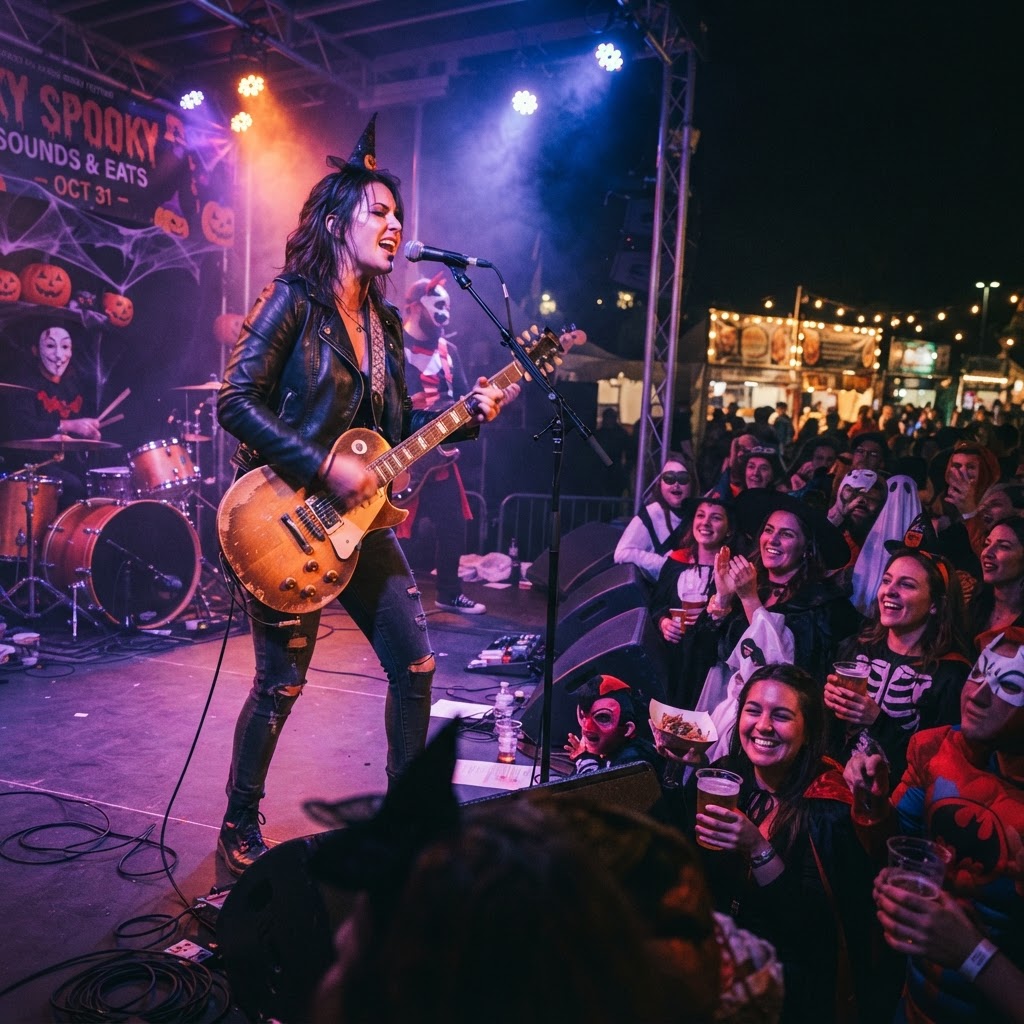 Halloween festival performance