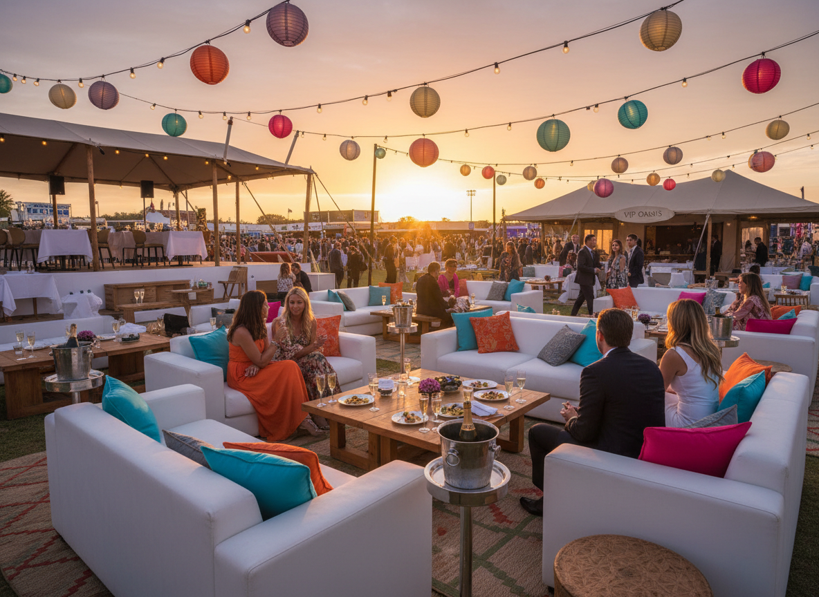 VIP lounge area