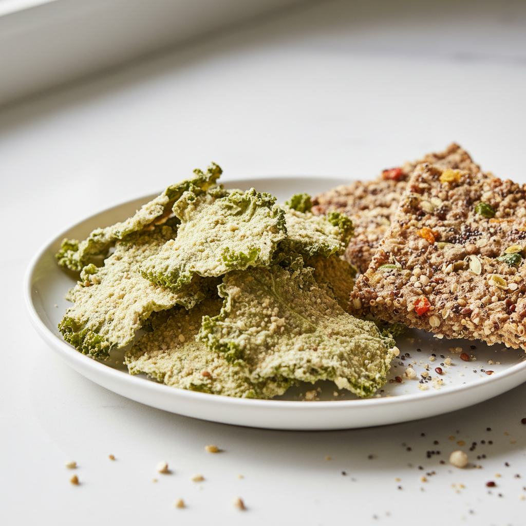 Sour Cream & Onion Kale Chips
