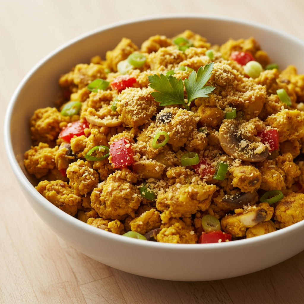 Cauliflower Egg-less Scramble