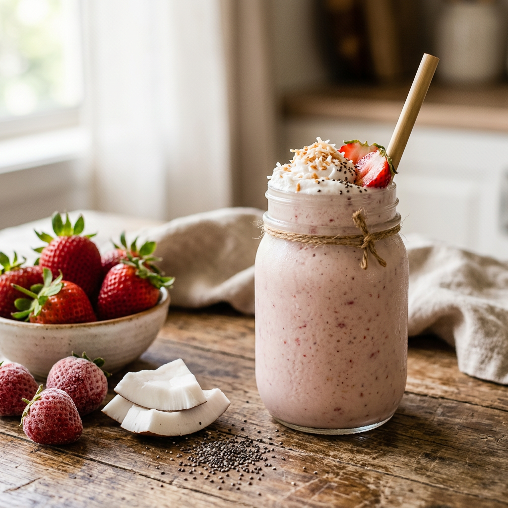 Strawberry Coco Shake