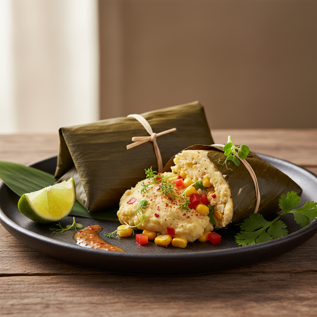 Creole Cauliflower Tamal