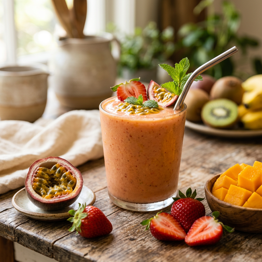 Tropical Passion Fruit Shake