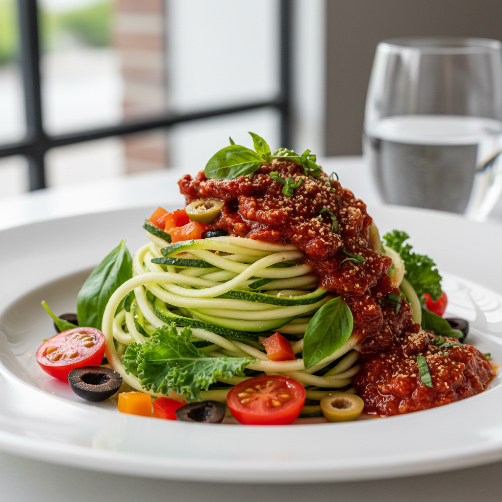 Spiralized Zucchini 'Marinara'