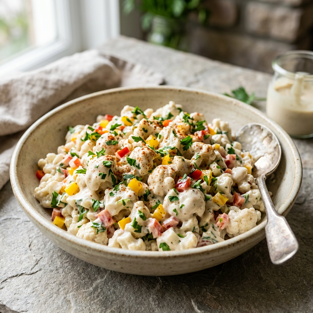 Potato-less Cauliflower Salad