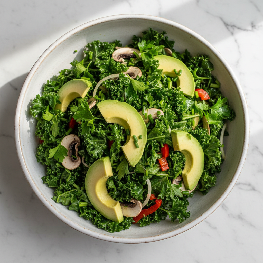 Breakfast Kale Salad