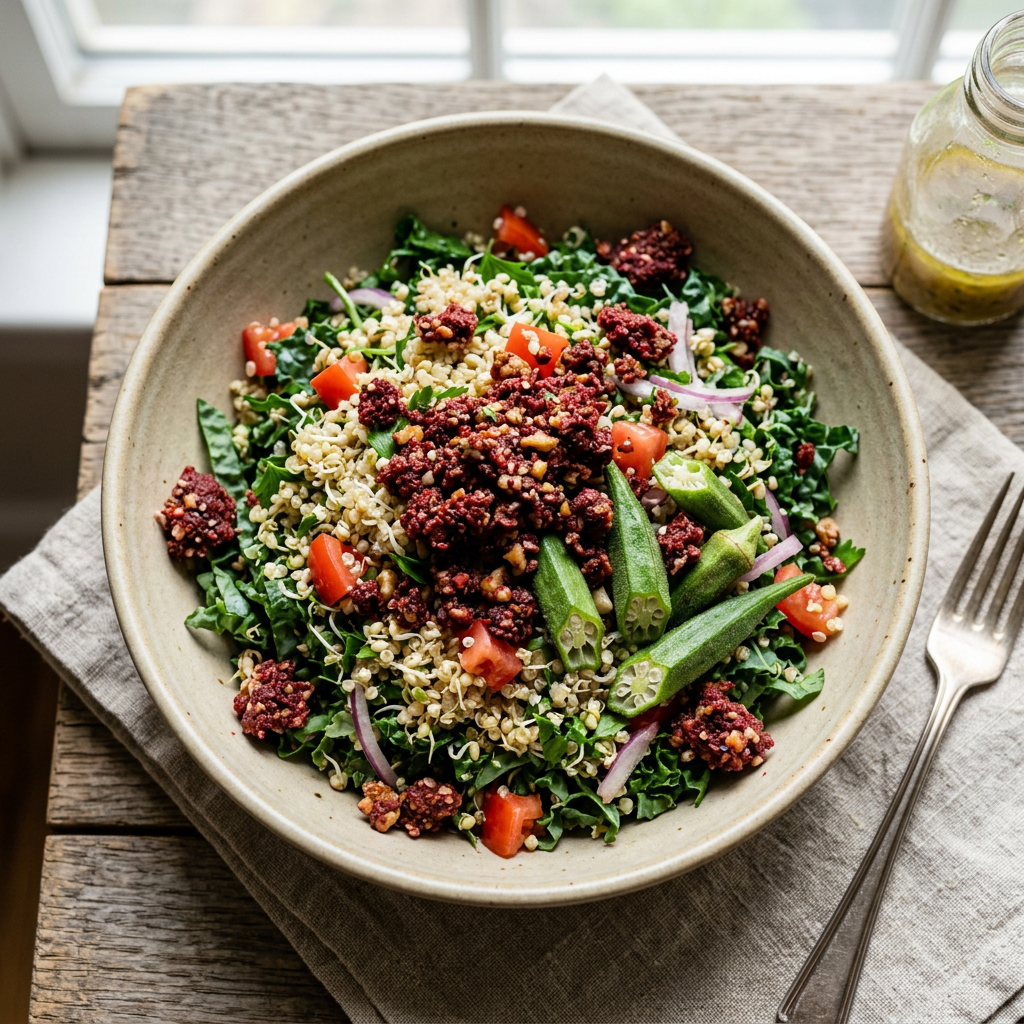 Sprouted Quinoa Gumption Salad