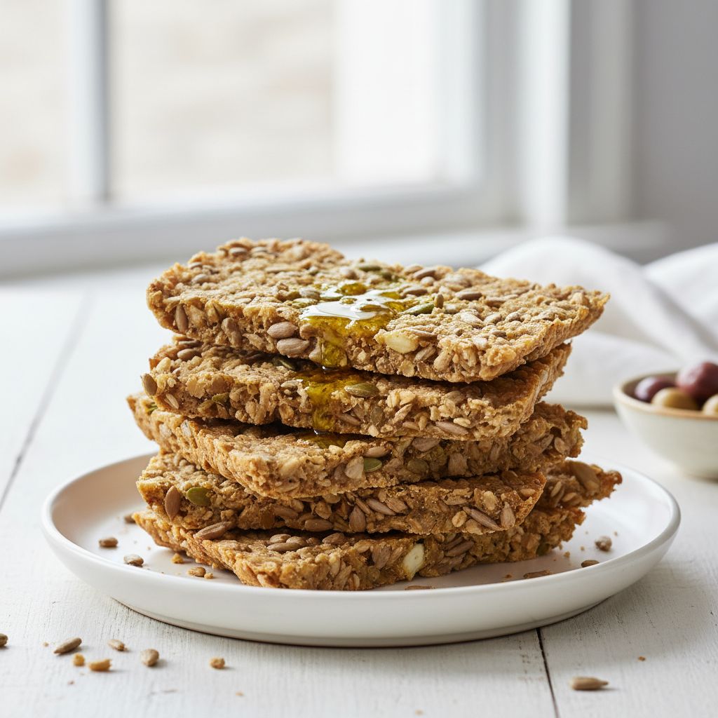 Olive Oat Groat Bread
