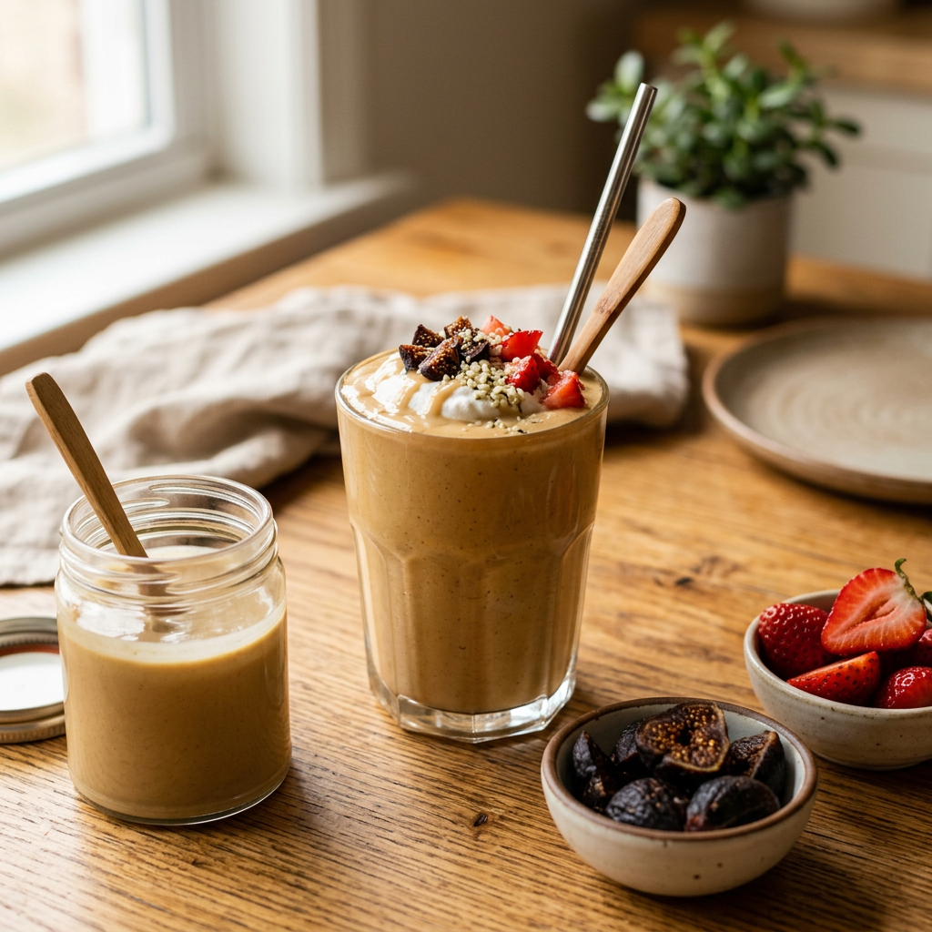 Peanut-Less PB&J Superfoods Milkshake