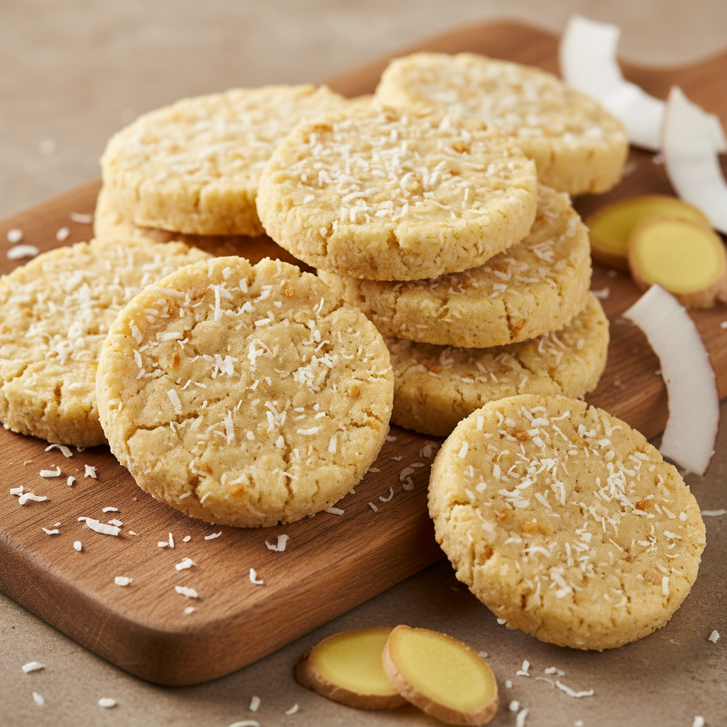 Ginger Coconut Cookies