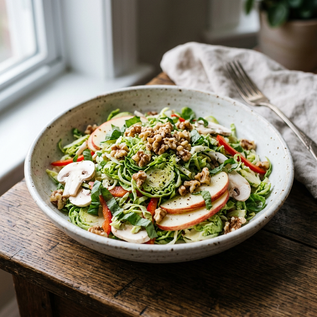 Winter Brussels Sprout Salad
