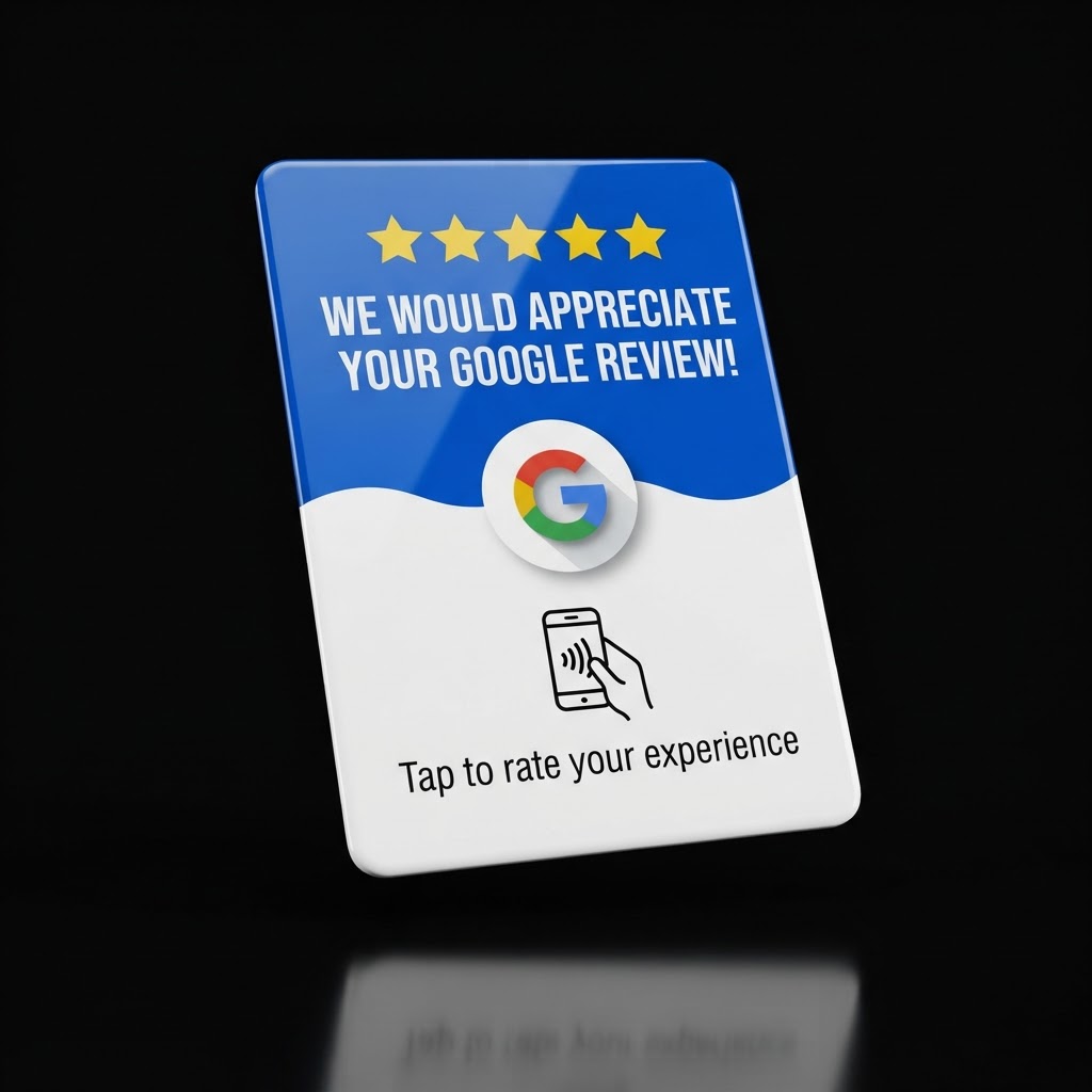 Bold Brand Building NFC Google Review Card