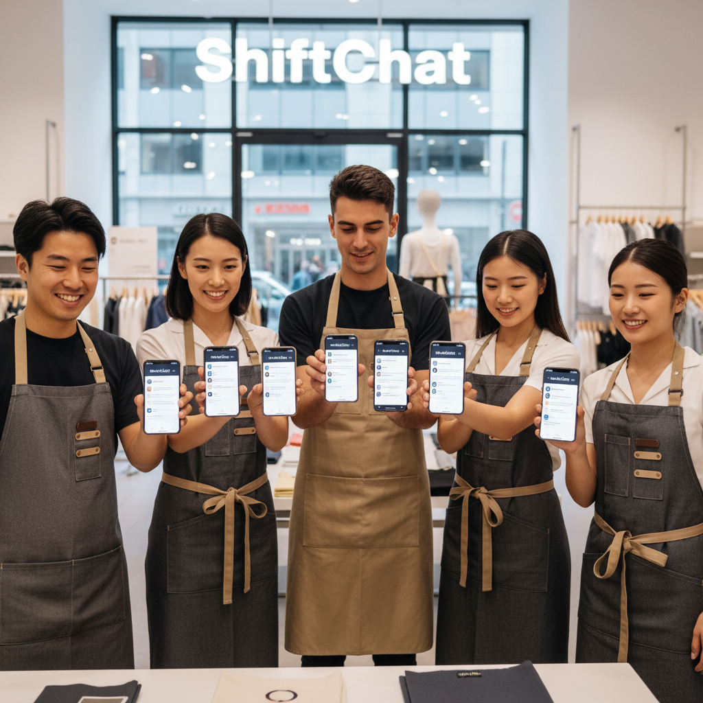 多様なスタッフがShiftChatを使用