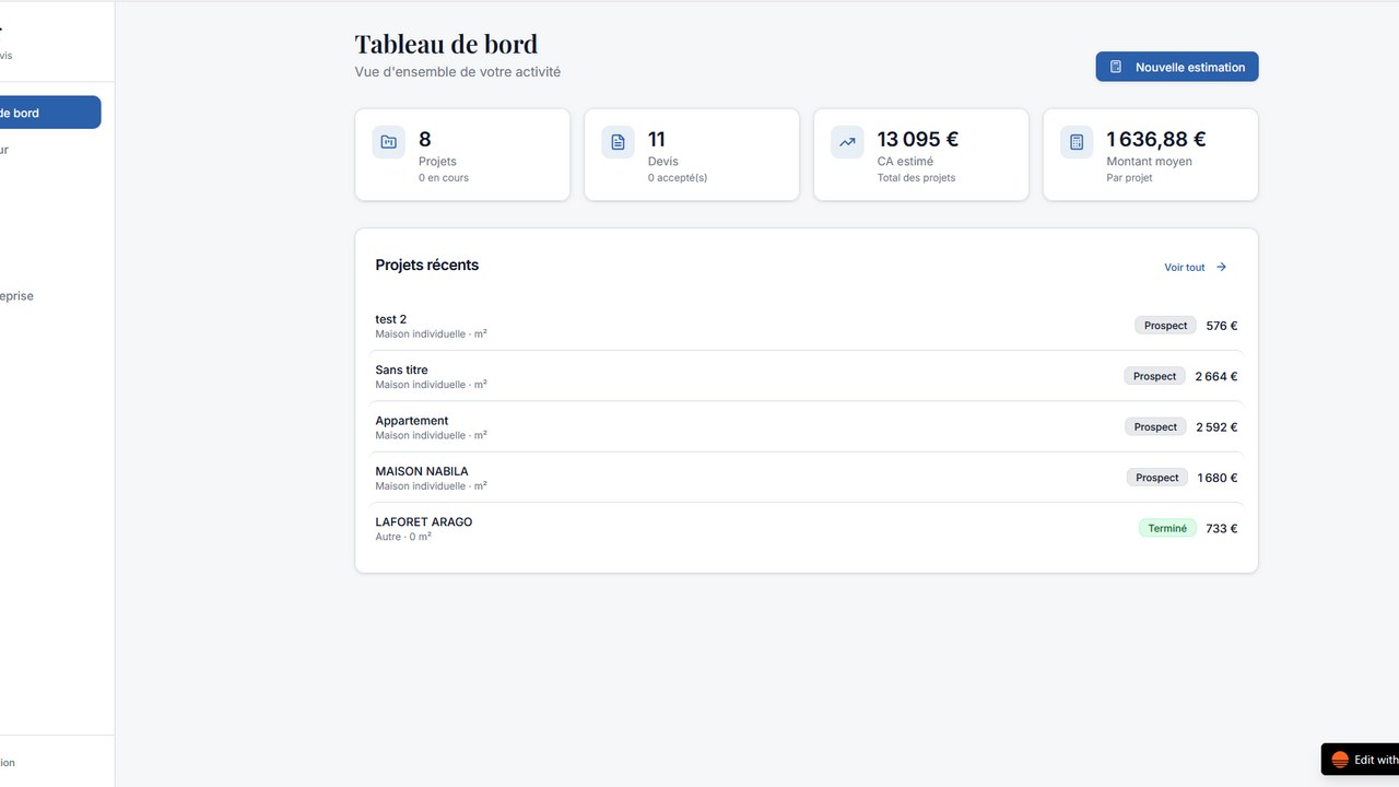 ArchiDevis template preview