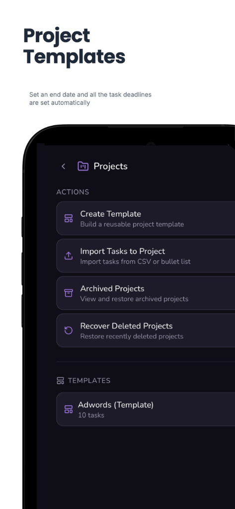 Project Templates