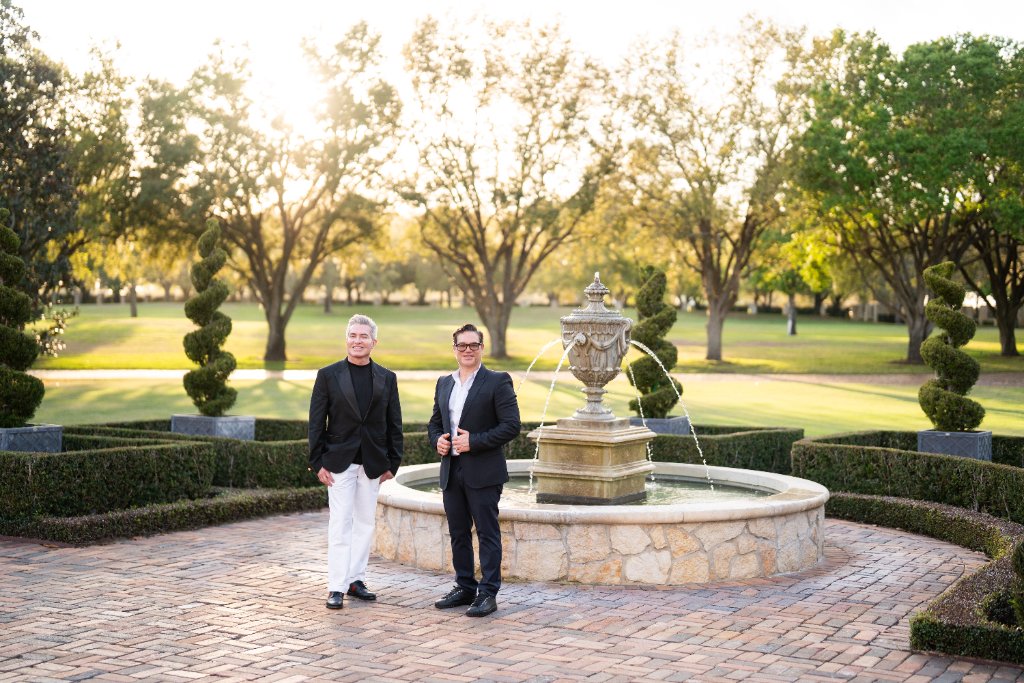Roland Ortiz and Eddy Martinez at The Oaks Estate