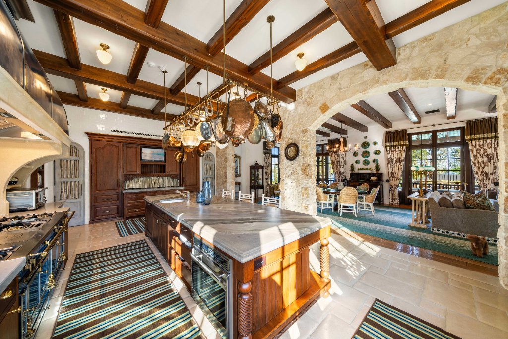 Chef's kitchen at The Oaks Estate 1