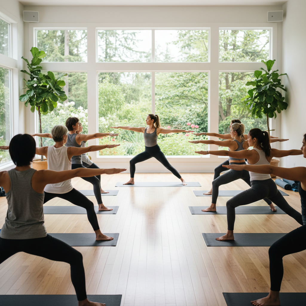 Victoria BC yoga studio representing wellness businesses that depend on neighbourhood-level Maps visibility