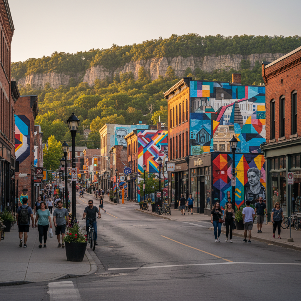 hamilton-digital-marketing-hero.webp Digital marketing services for Hamilton businesses — James Street North arts district with Escarpment in background