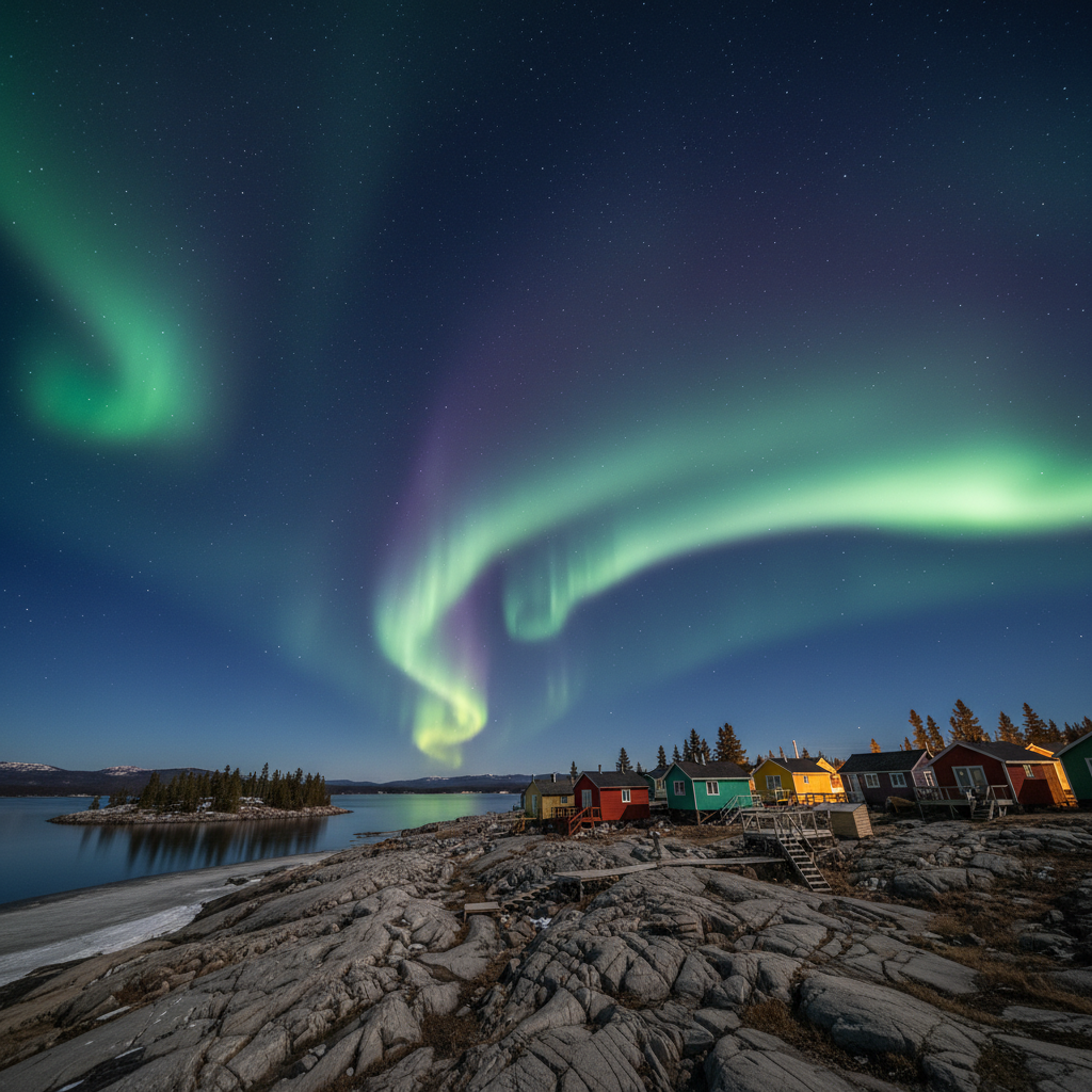 yellowknife-digital-marketing-hero.webp Digital marketing services for Yellowknife Northwest Territories businesses — Great Slave Lake with aurora borealis and Canadian Shield landscape