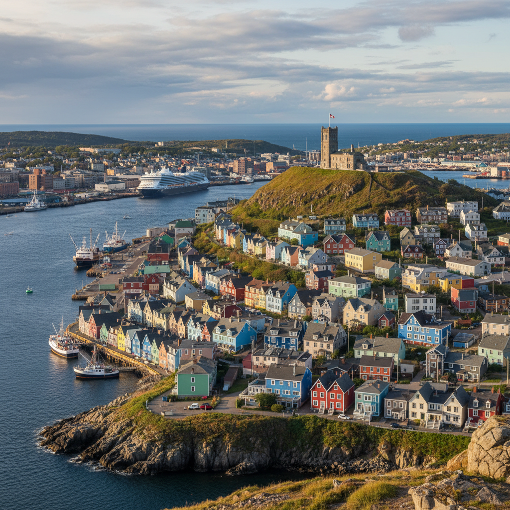 st-johns-digital-marketing-hero.webp Digital marketing services for St. John's businesses — Signal Hill and colourful Jellybean Row houses overlooking the harbour