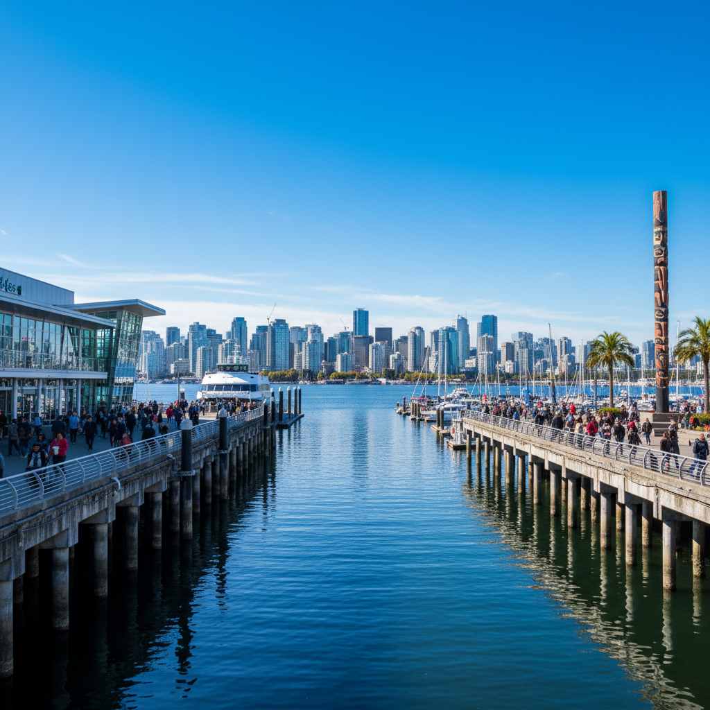 SEO North Vancouver premium wellness studio in Lower Lonsdale with a yoga instructor and natural light — representing the fitness and wellness businesses that attract the North Shore's health-conscious demographic through Google Maps visibility
