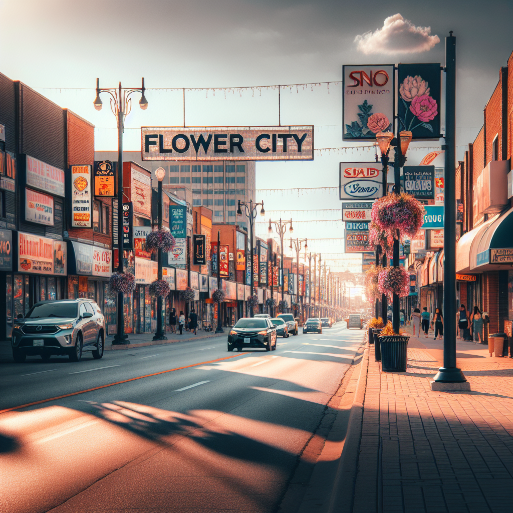 SEO Brampton South Asian cultural shopping centre with diverse retailers and restaurants on Queen Street — representing the multicultural business communities that build customer discovery and trust through culturally aware Google Maps and local SEO authority