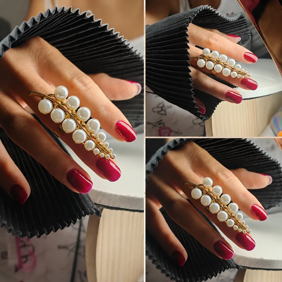Colorful nail art variety