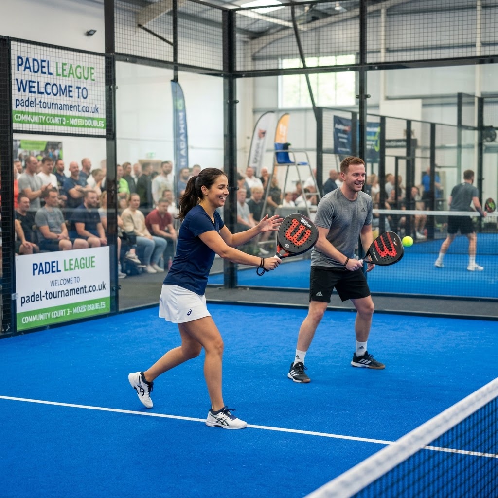 Amateur mixed padel league with recreational players on padel-tournament.co.uk