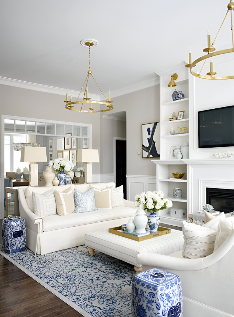 Move in cleaning Fairfield County CT - furnished living room ready for new owners