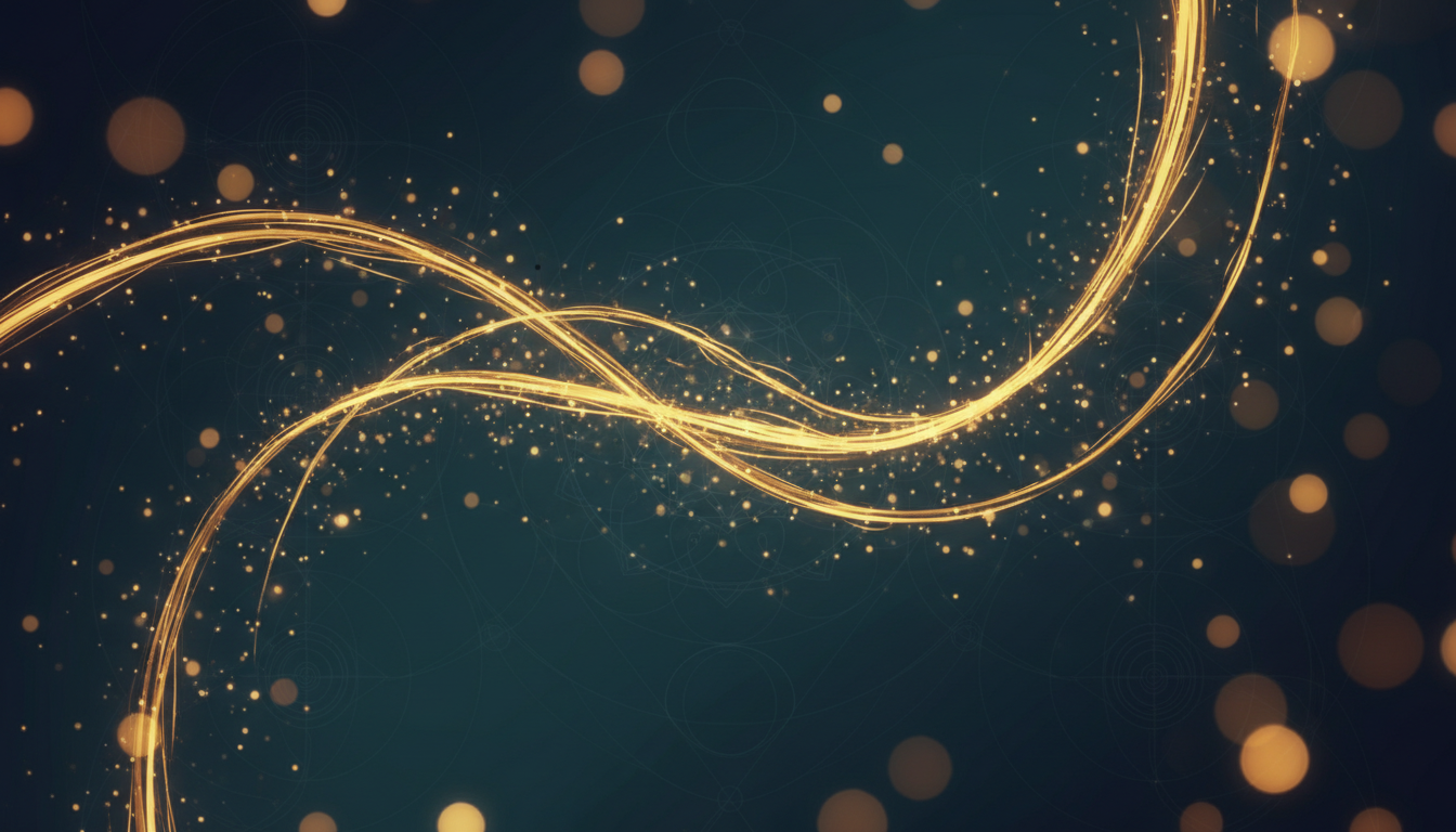 Abstract zen-inspired energy flow