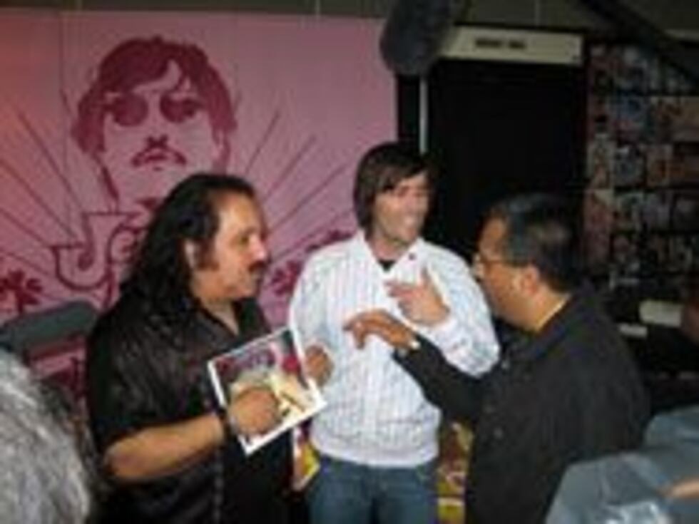 Craig Gross — at the AVN Expo with Ron Jeremy