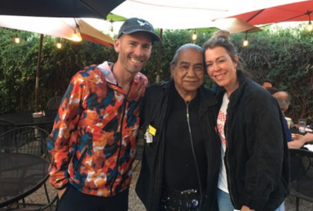 Craig & Jeanette — with an elder