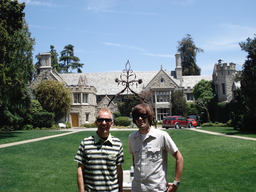 At the Playboy Mansion