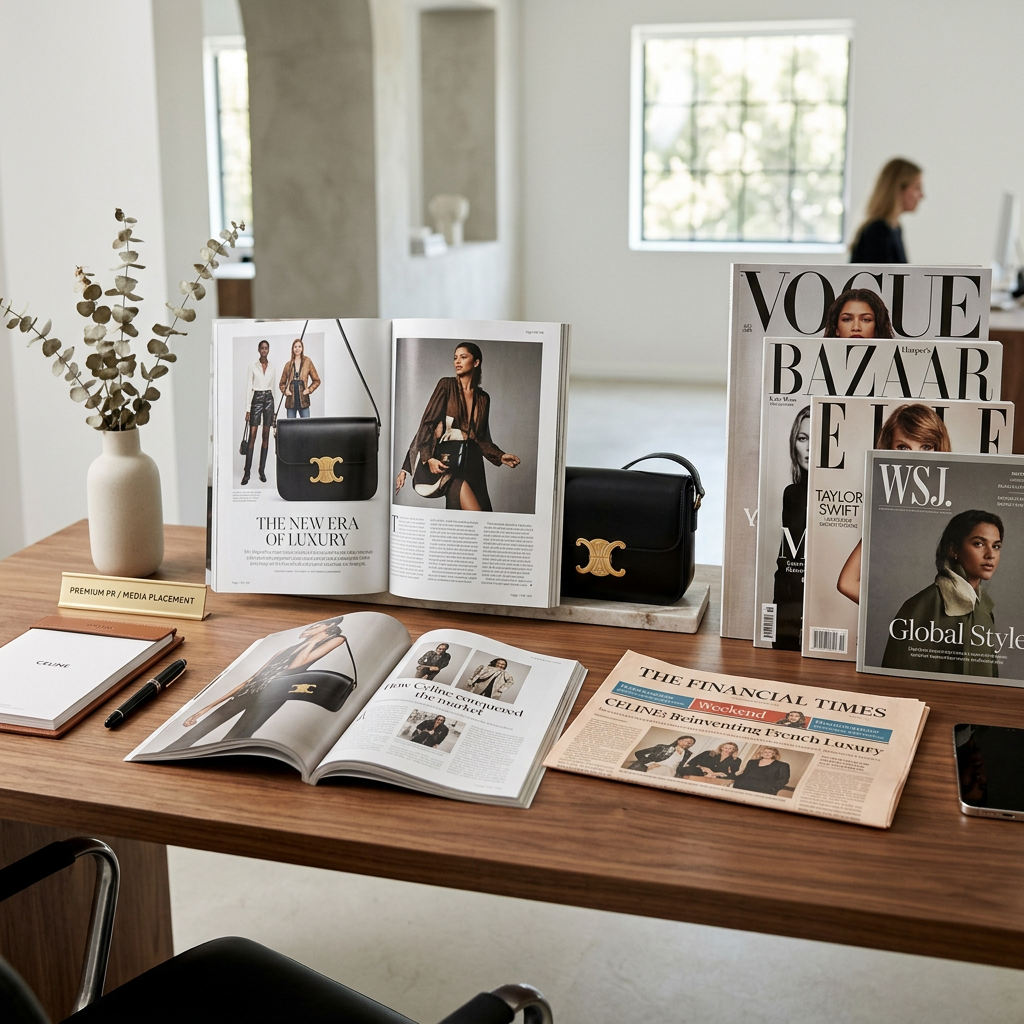 Brand press placement and media coverage